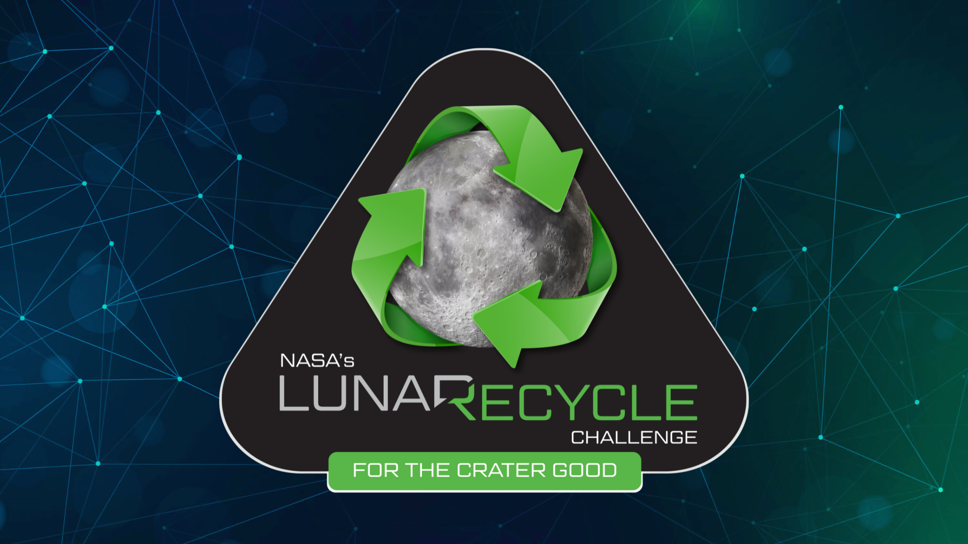 Lunarecycle logo on a fancy colored background